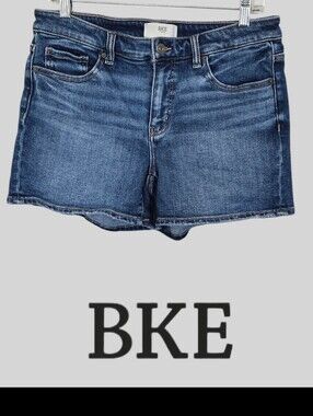 BKE Denim Blue Jeans Casual Summer Shorts Womens 28